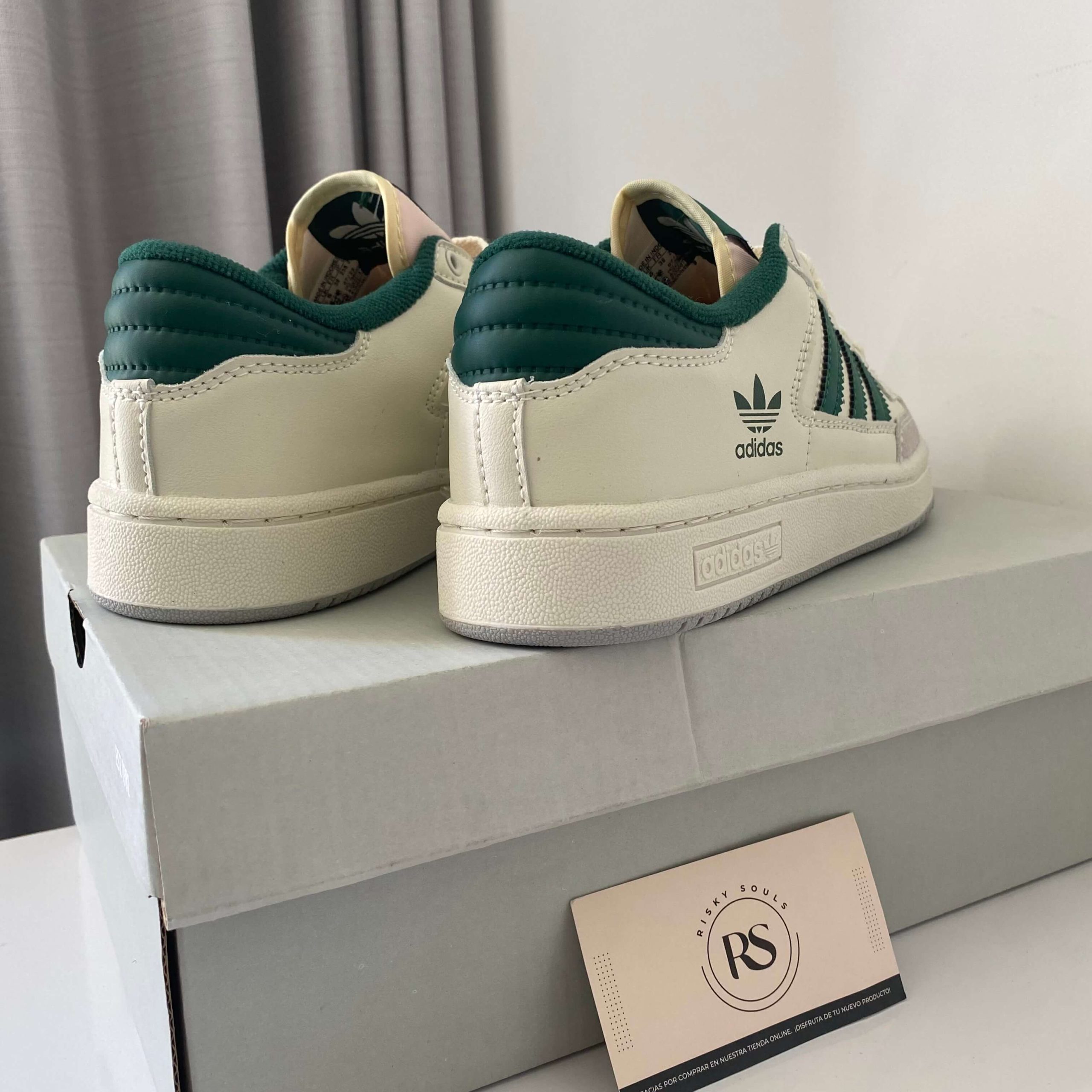 Adidas Centennial 85 Low Beige-Verde2